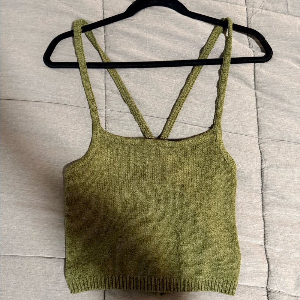Papermoon Sage Green Knit Camisole